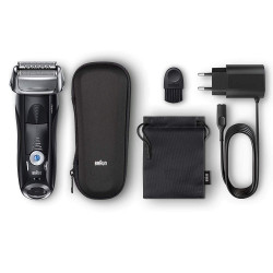 Braun Series 7 Shaver 7842s Wet use, Rechargeable, Charging time 1 h, Li-Ion, Battery powered, Number of shaver heads/blades 1, Black