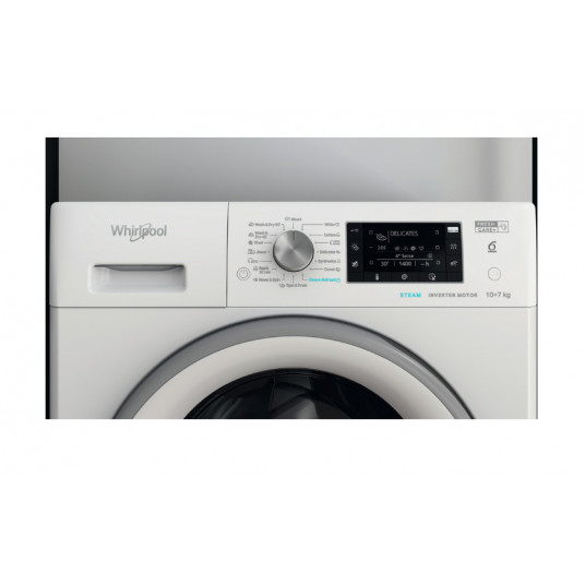Veļas mašīna ar žāvētāju Whirlpool FFWDD 1076258 SV EE