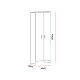 Skapis Hanah Home Atlantis - Baltums