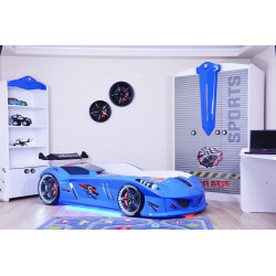 Bērnu gultas mašīna Hanah Home Speedy - Blue