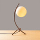 Galda lampa Opviq Yay - 5012 - Vintage, balts