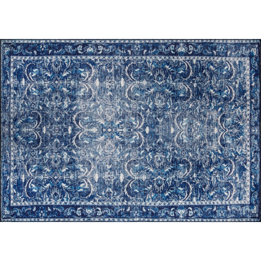 Durvju paklājs (75 x 150) Conceptum Hypnose Dorian Chenille - Dark Blue AL 152 - Daudzkrāsains