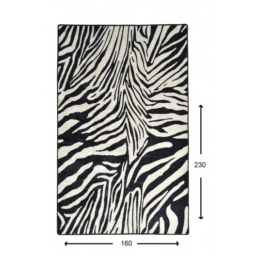 Paklājs (160 x 230) Conceptum Hypnose Zebra - Daudzkrāsains