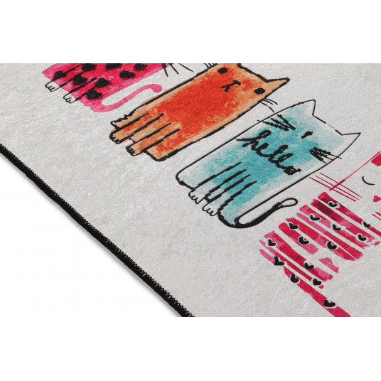 Paklājs (60 x 90) Conceptum Hypnose Baby Cats DJT - Daudzkrāsains