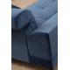 Stūra dīvāns Hanah Home Frido Left - Jūras zils