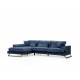 Stūra dīvāns Hanah Home Frido Left - Jūras zils