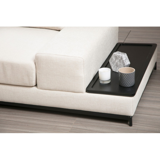 Dīvāns Hanah Home Line With Side Table - Bēša