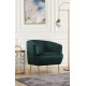 Atzveltnes krēsls Hanah Home Piccoli Armchair - Zaļš