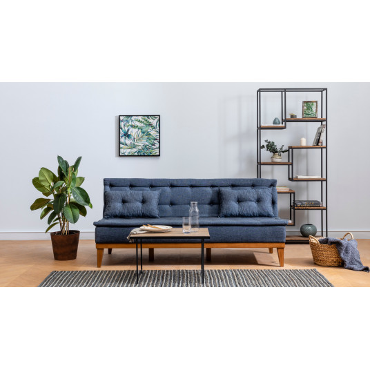 Dīvāna gultne Hanah Home Fuoco - Tumši zils