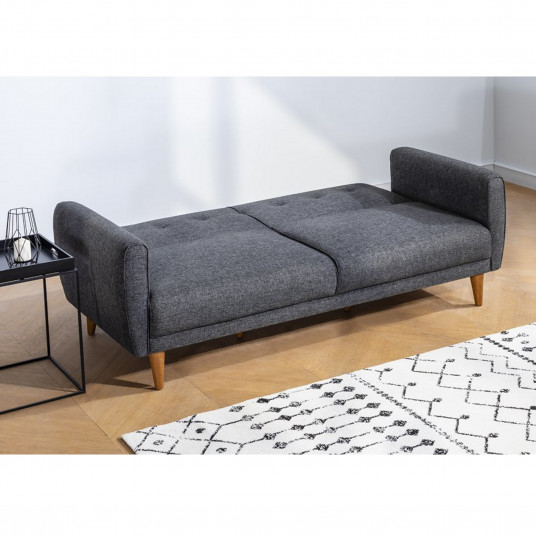Dīvāna gultne Hanah Home Aria - Tumši pelēks