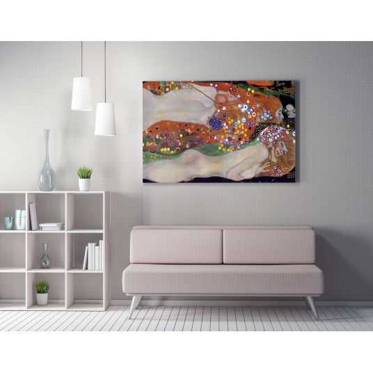 Dekoratīva ierāmēta audekla glezna Wallxpert WY161 - (70 x 100) - Daudzkrāsains