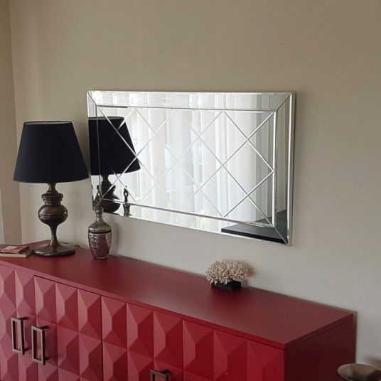 Spogulis Hanah Home A306Y - Sudrabs