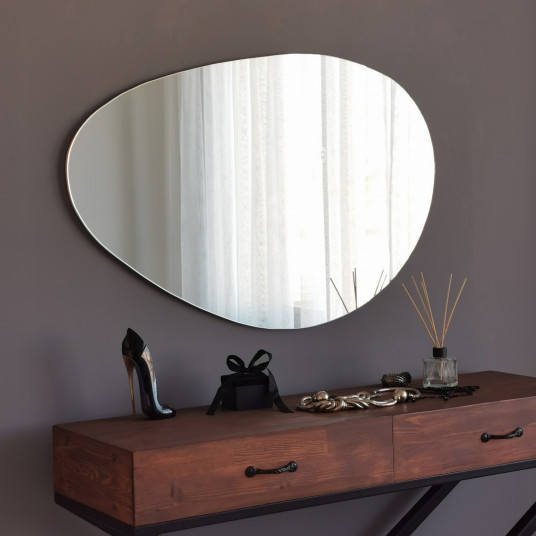 Spogulis Hanah Home Porto - Melns