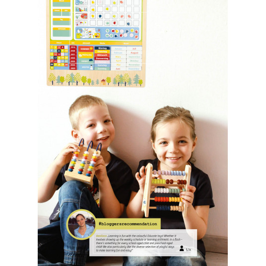 Koka skaitīkļi "Educate" 11168