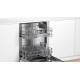 Iebūvējamā trauku mazgājamā mašīna  Bosch SMU2ITW04S