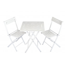Galda un krēslu komplekts Hanah Home Bistro Set 2 - Baltums