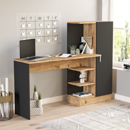 Galds Hanah Home CT2 - Atlantijas priede, melna
