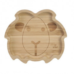 Bambusa šķīvis - Lauva - 23 cm