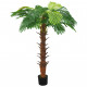 Mākslīgā cikas palma ar podiņu, 160 cm, zaļa