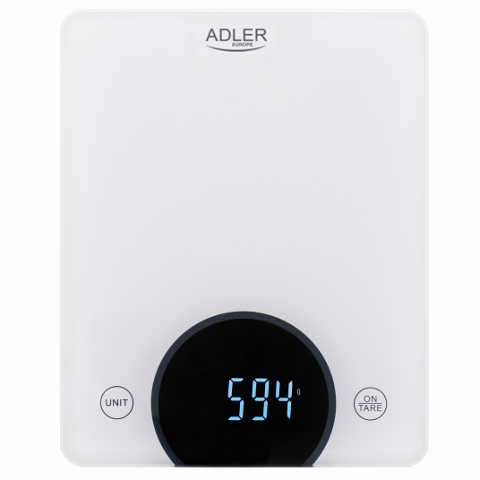 Virtuves svari Adler AD 3173w, (ietilpība) 10 kg, Displeja tips LED, Balts