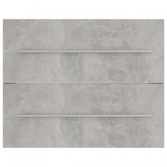 Izlietnes skapītis, betona pelēks, 60x38,5x48 cm, skaidu plātne