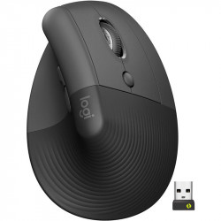 Pele Logitech Lift Vertical Ergonomic Optical Graphite