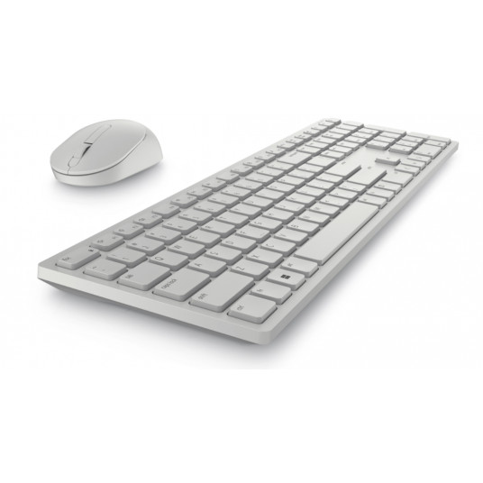 Dell Pro bezvadu tastatūra un pele — KM5221W — US International (QWERTY) — balta