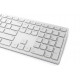 Dell Pro bezvadu tastatūra un pele — KM5221W — US International (QWERTY) — balta