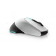 Pele Dell Alienware AW610M Optical Gaming Mouse Lunar Light