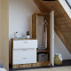 Kumode Kalune Design CC6, balta/koka