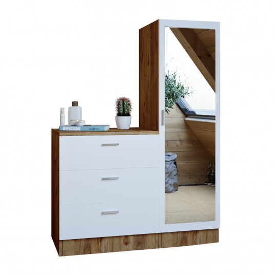 Kumode Kalune Design CC6, balta/koka
