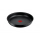 TEFAL pannu komplekts L7649253 Ingenio Ultimate Frying, Diametrs 24/28 cm, Piemērots indukcijas plīts virsmai, Noņemams rokturis, Melns