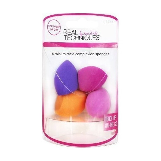 Real Techniques Finish 4 Mini Miracle Complexion Sponges