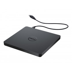 Ārējais optiskais diskdzinis Dell DW316 Interface USB 2.0, External DVD±RW (±R DL) / DVD-RAM drive, CD read speed 24 x, CD write speed 24 x, Black