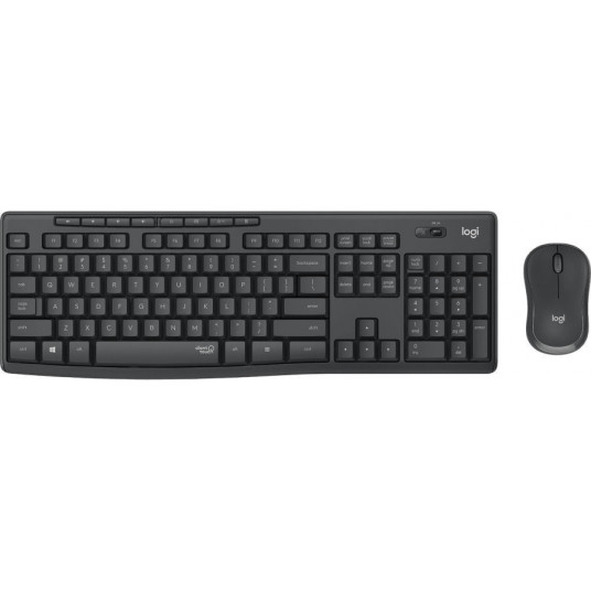 Klaviatūra ar peli Logitech MK295 Graphite (ENG)