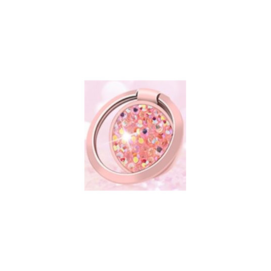 Devia Ring Holder Diamonds 3 zelta rozā