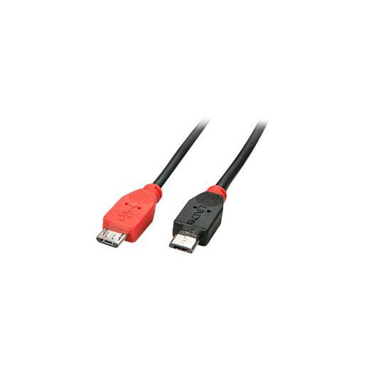 KABELIS USB2 MICRO-B OTG 0.5M/31758 LINDY