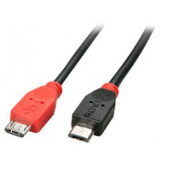 KABELIS USB2 MICRO-B OTG 1M/31759 LINDY