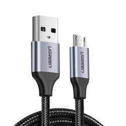 UGREEN mikro USB kabelis QC 3.0 2.4A 0.5m (melns)