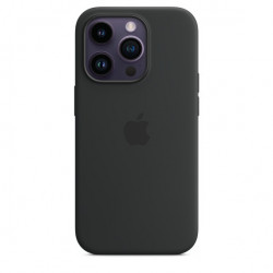 Apple iPhone 14 Pro silikona futrālis ar MagSafe Midnight