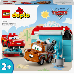 LEGO® 10996 DUPLO Zibens Makvīna un Metriņa jautrā automazgātava