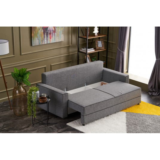 Dīvāna gultne Hanah Home Ece - Pelēks
