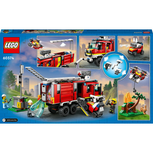 LEGO® 60374 CITY Ugunsdzēsēju komandcentra auto