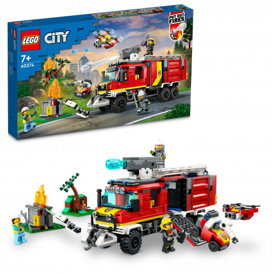 LEGO® 60374 CITY Ugunsdzēsēju komandcentra auto