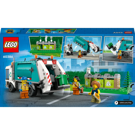 LEGO® 60386 CITY Atkritumu pārstrādes auto
