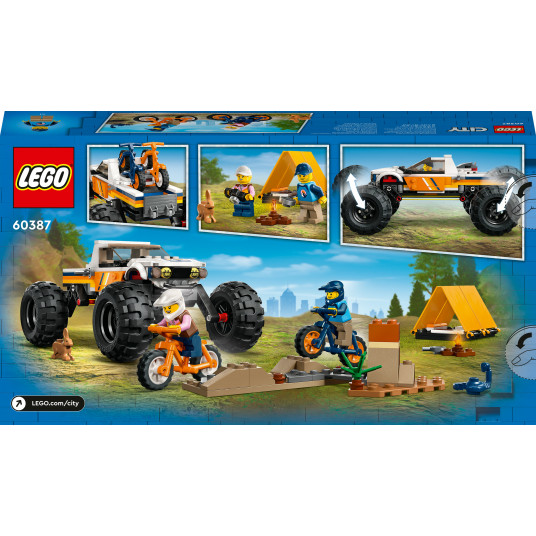 LEGO® 60387 CITY  Piedzīvojumi ar 4x4 bezceļu auto