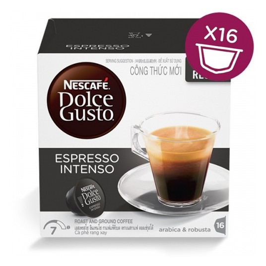 Nescafe Dolce Gusto Espresso Intenso kafija 16 kapsulu kastītē