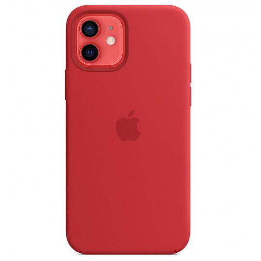 Vāciņš Apple iPhone 12 | 12 Pro Silicone Case with MagSafe- Red