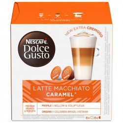 Kafijas kapsulas DG Caramel Latte Macchiato