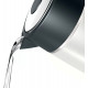 Bosch DesignLine elektriskā tējkanna 1,7 L 2400 W Melns, Sudrabs